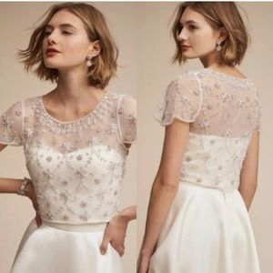 Anthropology/BHLDN Moyna Couture ELIANNE Beaded